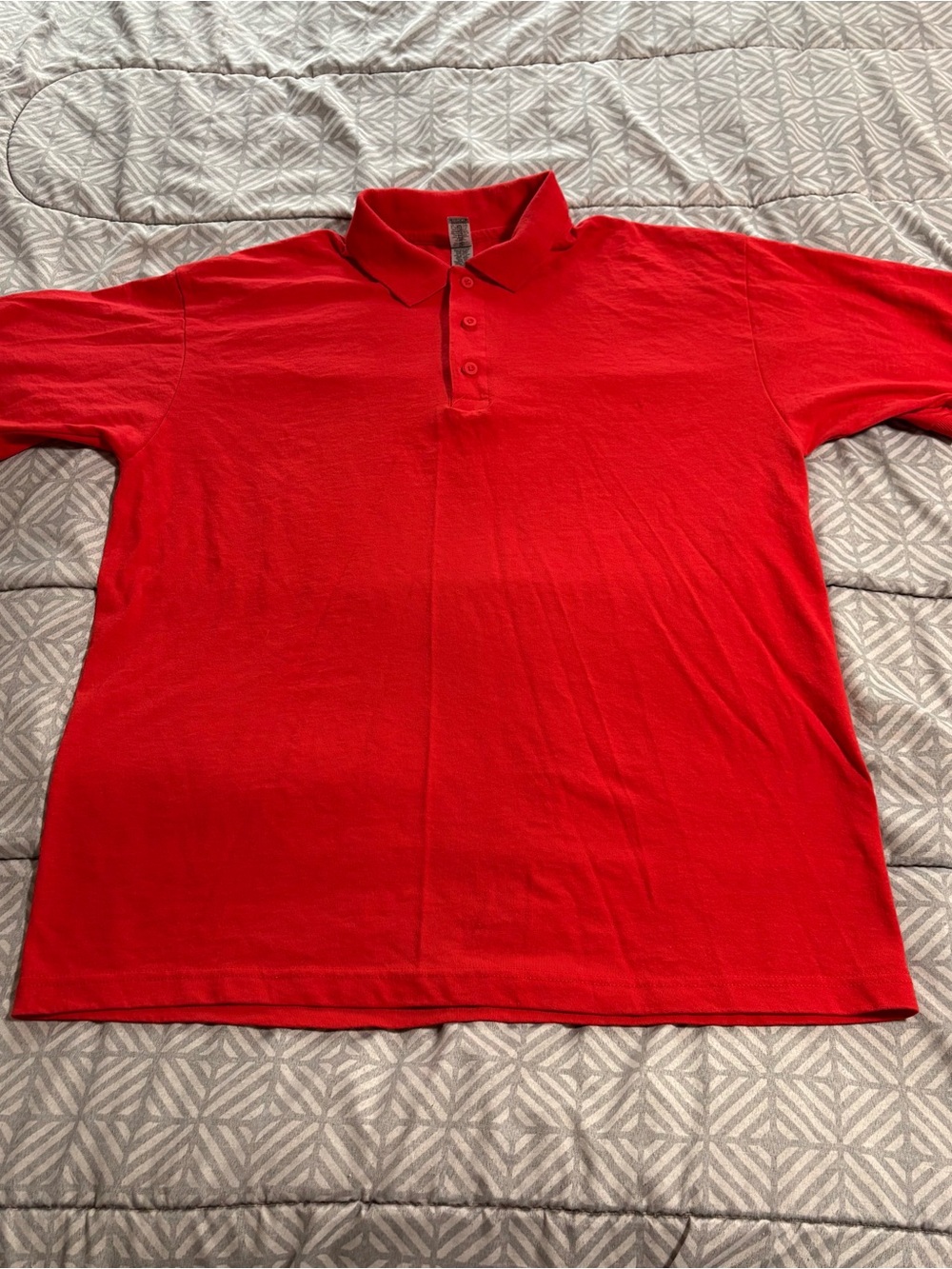 Gildan Red Short-Sleeve Polo Shirt